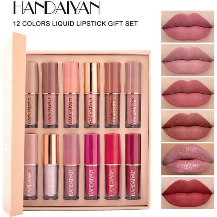 Couleurs Mat Rouge L Vres Nude Ensemble Velout Longue Dur E Antiadh Sif Tasse Liquide