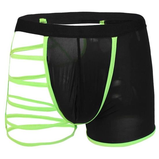 Boxer Ouvert Homme Sexy String Ficelle Jambe Design Erotique Lingerie