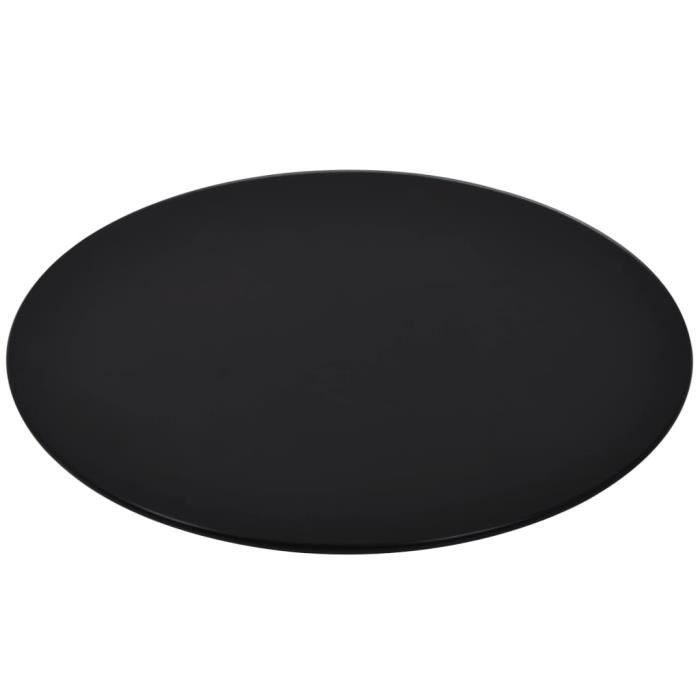 Dessus de table-Plateaux de table rond Verre trempé 500 mm