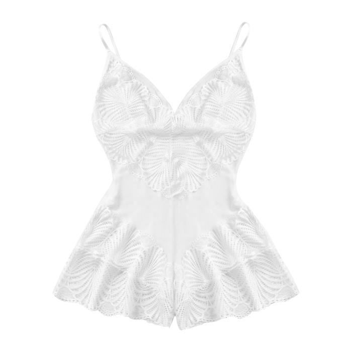 Mesdames Sexy Lingerie Transparent One Piece Sexy Temptation Lace