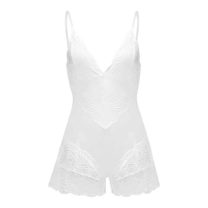 Mesdames Sexy Lingerie Transparent One Piece Sexy Temptation Lace
