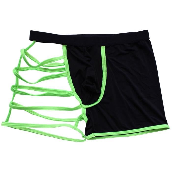 Boxer Ouvert Homme Sexy String Ficelle Jambe Design Erotique Lingerie