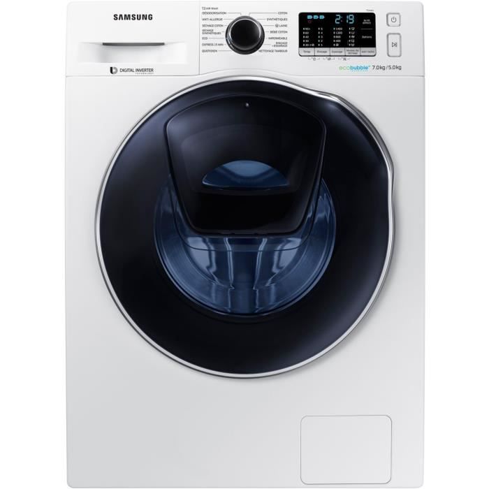 Lave-linge séchant frontal SAMSUNG WD70K5B10OW