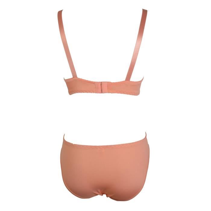 Ensemble Soutien Gorge C Et Culotte En Dentelle Rose Lingerie Femme Rose Cdiscount Pr T Porter