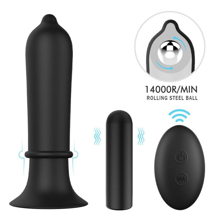 Plug Anal Silencieux Modes De Vibration Avec T L Commande Charge