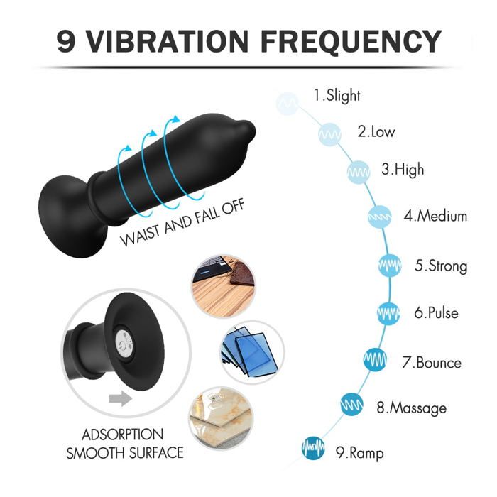 Plug Anal Silencieux Modes De Vibration Avec T L Commande Charge