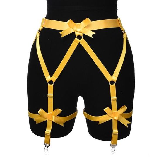 Porte Jarretelle Taille Haute Pour Femme N P Hs Bas Lastiques Et Lingerie Sexy Blanc