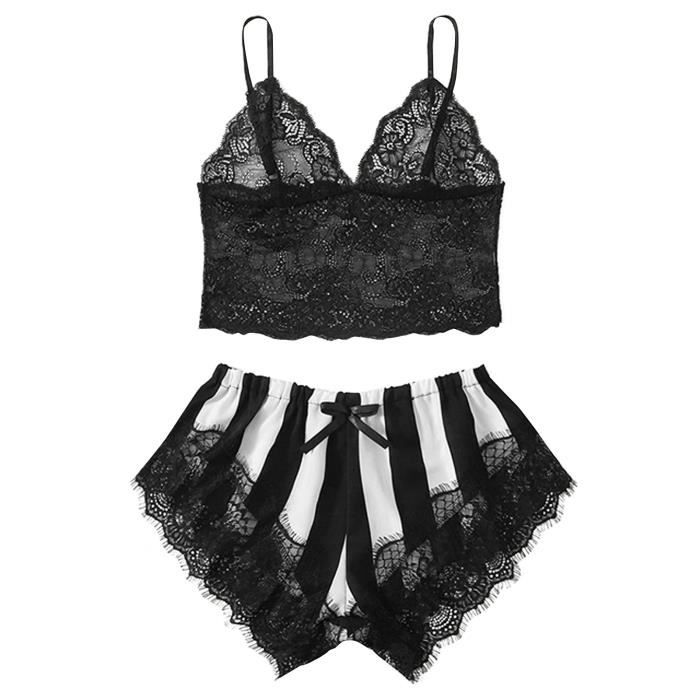 Nuisette Mode Sexy Dentelle V Tements De Nuit Lingerie Tentation