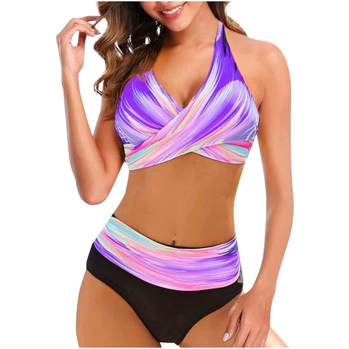 Femme Maillot De Bain Deux Pi Ces Bikini Push Up Ensembles Bikini