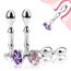 Stimulateur Plug Chapelet Rose Godemichet Anal En Acier