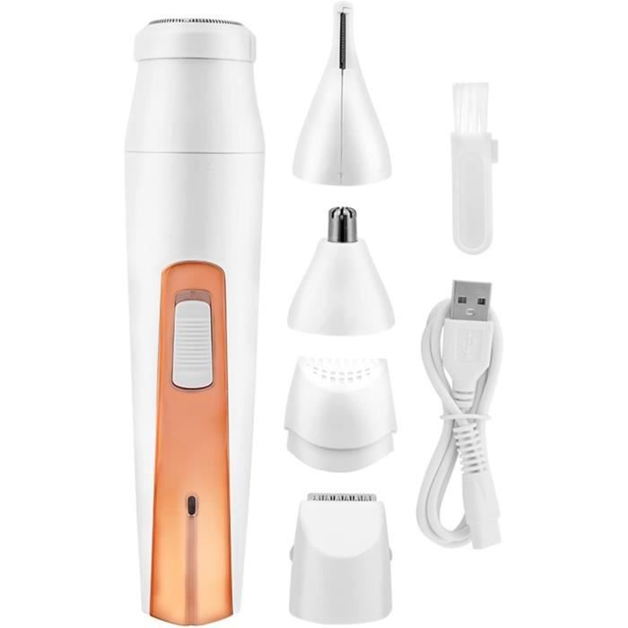 Tondeuse Bikini Femme 4 En 1 Femme Électrique Épilateur Électrique