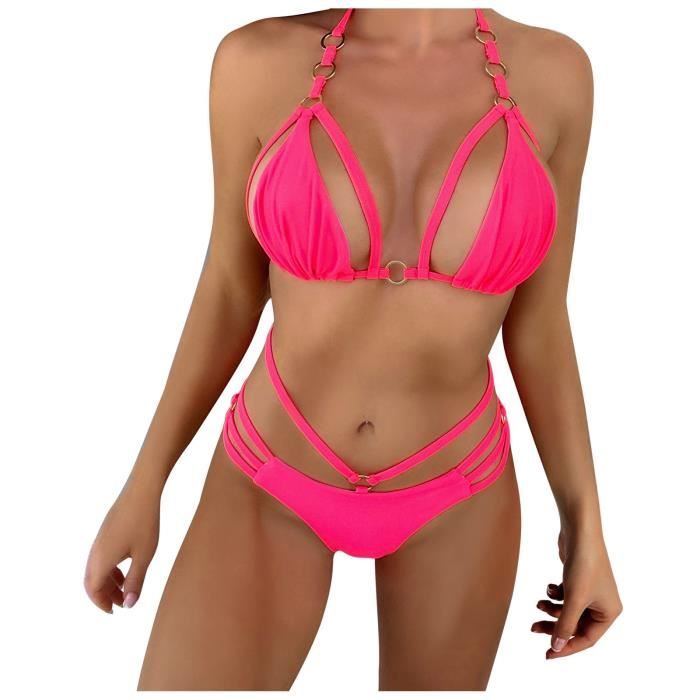 Maillot De Bain Bikini Fendu Dos Nu Sexy ZHG210223244PKS Oneritea06