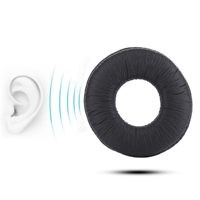 Coussinets de casque coussinets d'oreille de Remplacement pour casque pour Sony MDR-ZX110 V150 V250 V300 -TUN