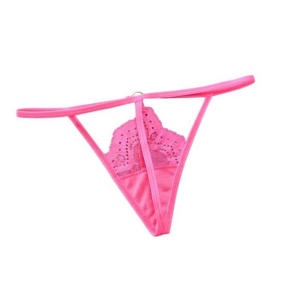 Lingerie Sexy Femme Dentelle String Ouvert Culotte G Pants Lingerie