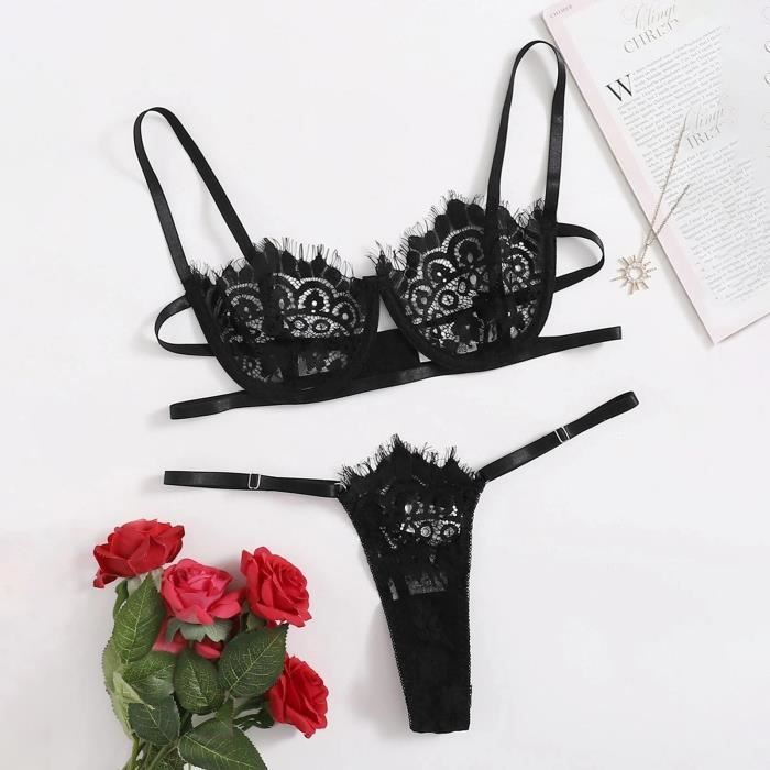 Sous V Tements Rotiques Lingerie Sexy De Tentation De Dentelle Trois