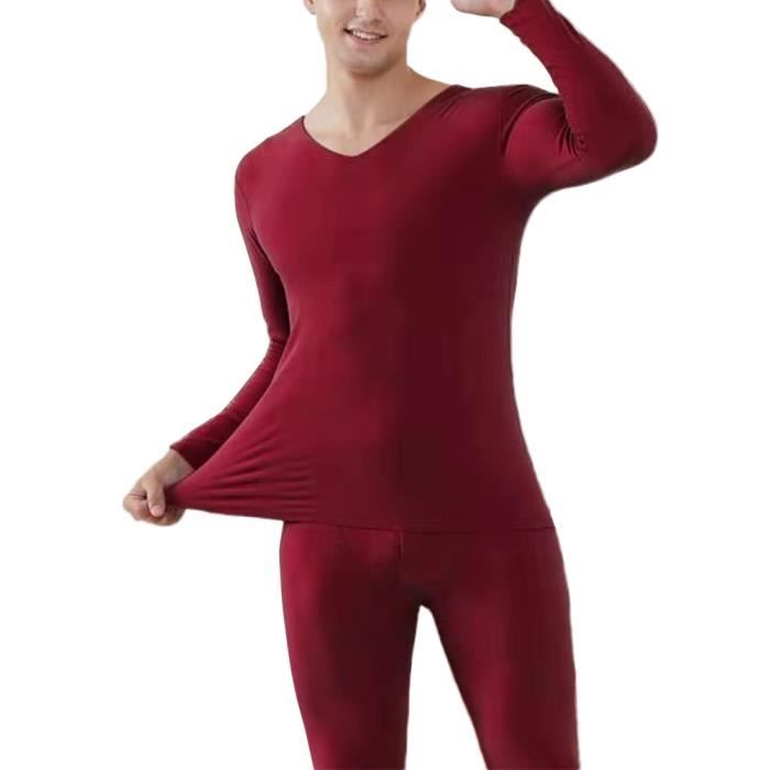 Ensemble Lingerie Thermiques Homme Chaud Et Respirant Fonctionnel Sous
