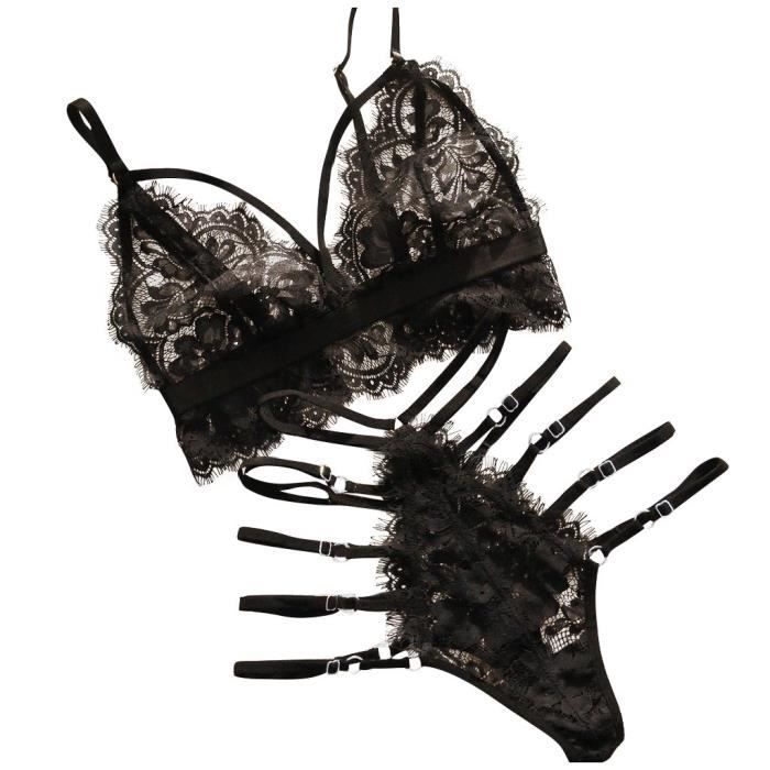Femmes Plus Size Vest Crop Soutien Gorge Sans Fil Lingerie Sexy V Neck