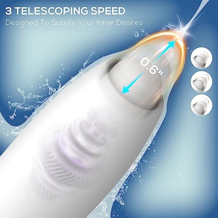 Portable Wand Vibrateur Telescopic Dildo Lapin Vibrant Sex Toys