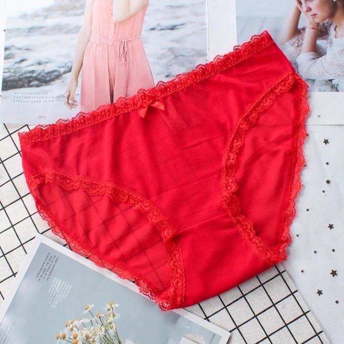 Femmes Sexy Sous V Tements En Dentelle Lingerie Tongs Culottes Dames