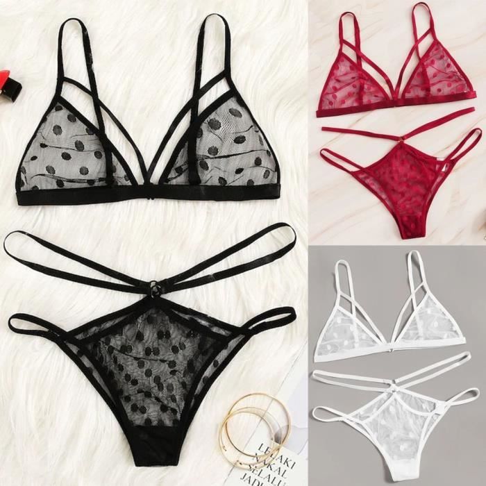Kawaii Lingerie Micro Bikini Lenceria Mujer Sexe Mode Femmes Sexy
