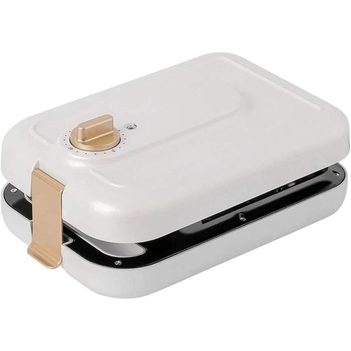 GAUFRIER BuyBuyBuy Gaufrier avec 3 plaques Amovibles GrillePain Multifonctionnel Sandwich Omlette Makers pour Paninis Cookies Ha734