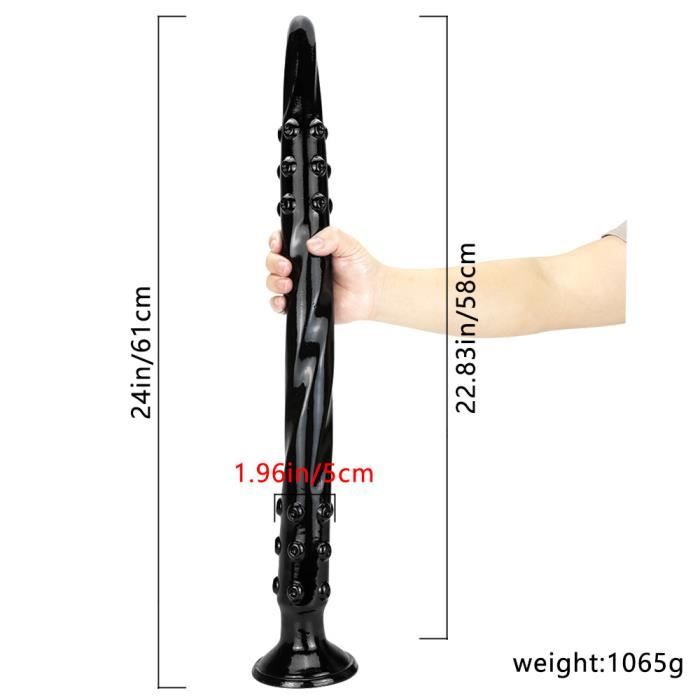 Grand Godemichet Anal Vaginal Long Pour Femme Et Homme Jouets