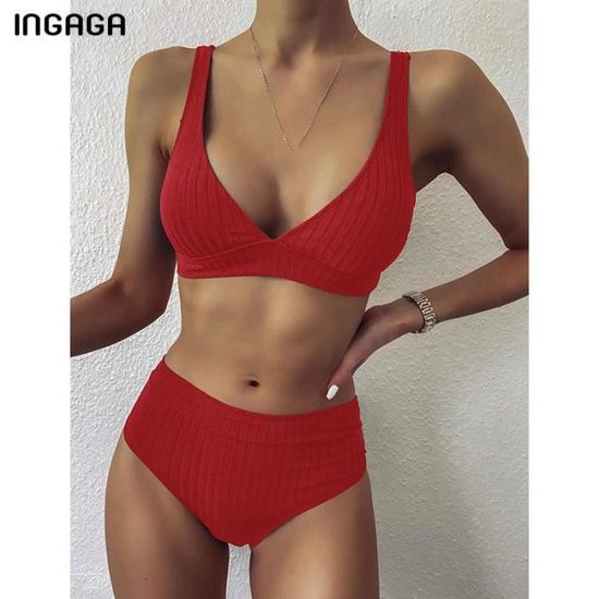 Maillot De Bain Ingaga Bikini Taille Haute Maillots De Bain