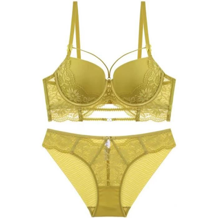 Ensemble Lingerie Femme Sexy Seduisante Dentelle Froncee Est A Mode