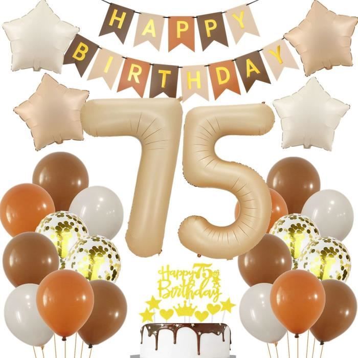 Ballon Ans Anniversaire Nude Cr Me Ans Ballons Decoration