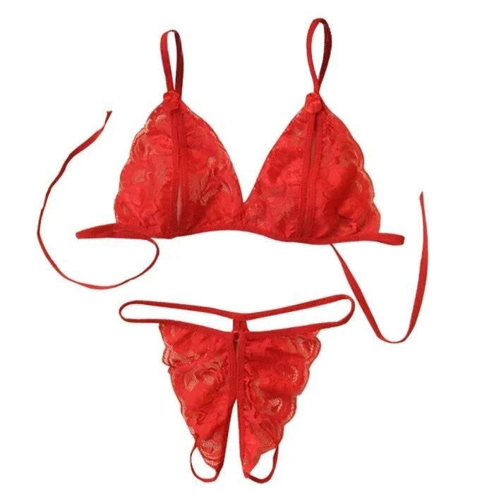 Lencbr Ensemble De Lingerie Sexy Transparente Pour Femmes Sous