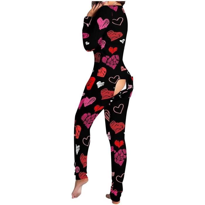 Pyjama Sexy Pour Femme Combinaison Sexy Rabat Lingerie De No L Imprim Rabat