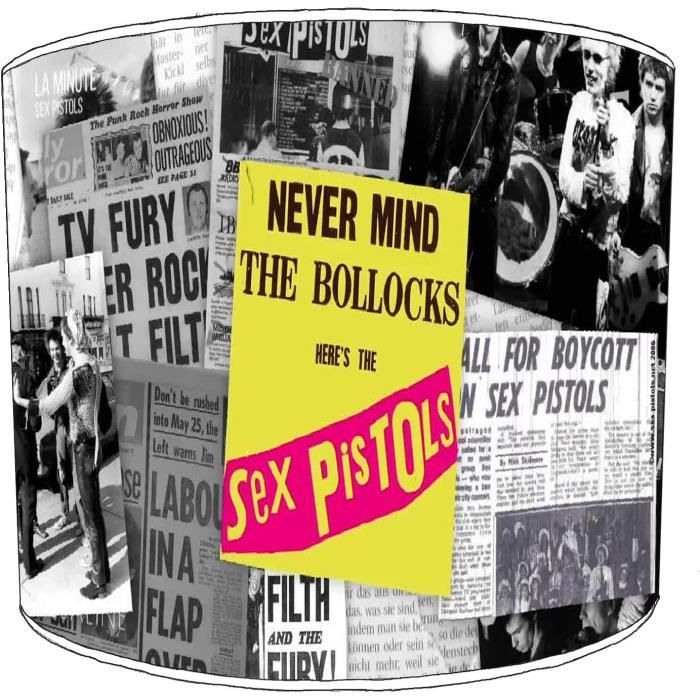 Cm Sex Pistols Rock Abat Jour Pour Un Plafonnier X Cdiscount