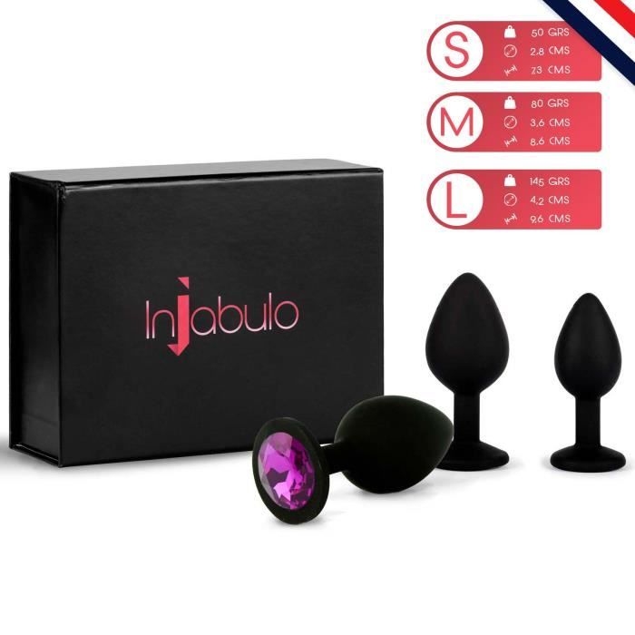 Bijou Anal Rosebud en Silicone Médical Plug Intime Violet Pour Homme