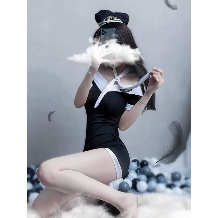 Costumes Sexy Femme Sinmiuanime Ensemble Lingerie Jupe Extensible
