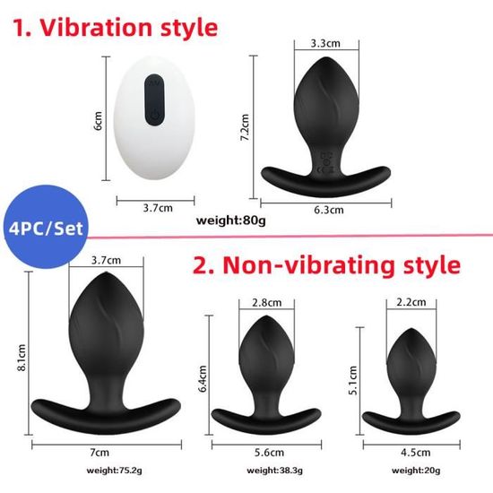Plug Anal Fr Quences T L Commande Sans Fil Jouets Sexuels Pour