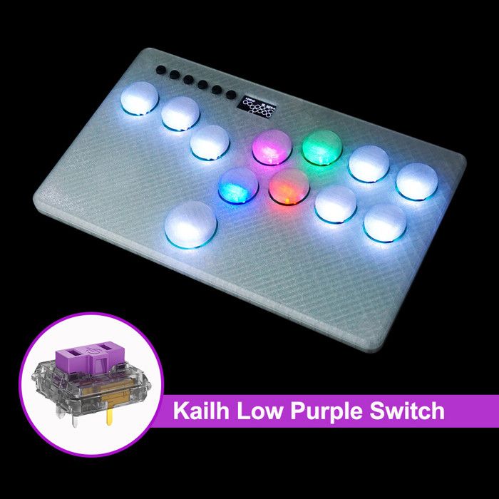 Flatbox Arcade Stick Contrmat Rielle Pour Pc Pico Mini Style Hot Swi Kailh Hitbox Fpackage Stick