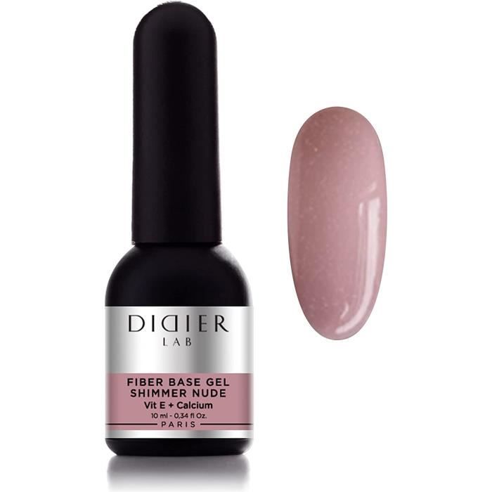 Fiber Base Coat Vernis Semi Permanent Shimmer Nude Vernis Ongles Semi Permanent Vernis Gel