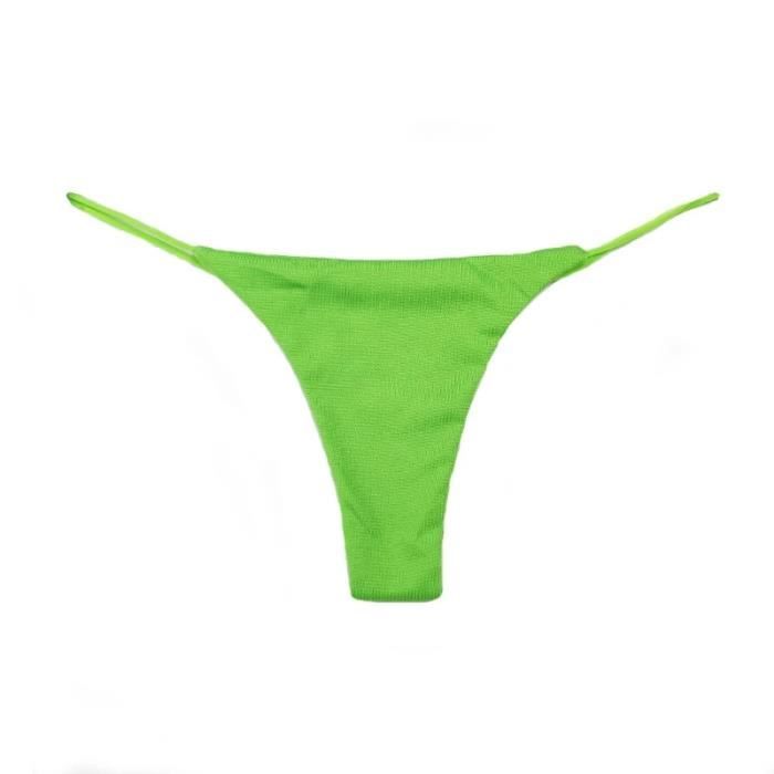 Culotte String Taille Basse Sans Couture Pour Femme Lingerie Sexy String G Sous V Tement Femme