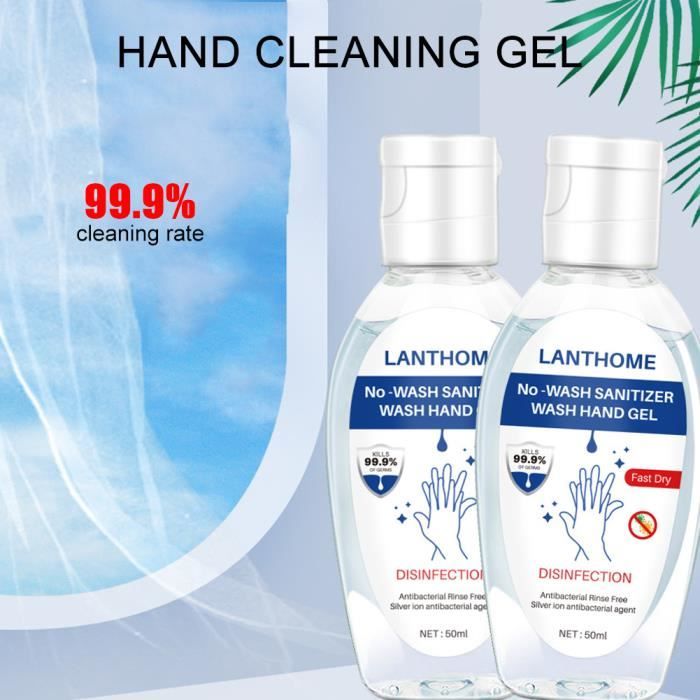 Gel liquide nettoyant pour les mains sans nettoyage pour les mains（50ml x 2pcs）-YIN