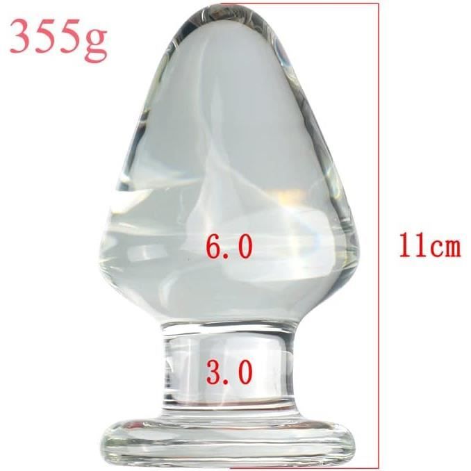 Gode Anal En Verre Cristal Cm Gode Anal En Verre Transparent Buttplug