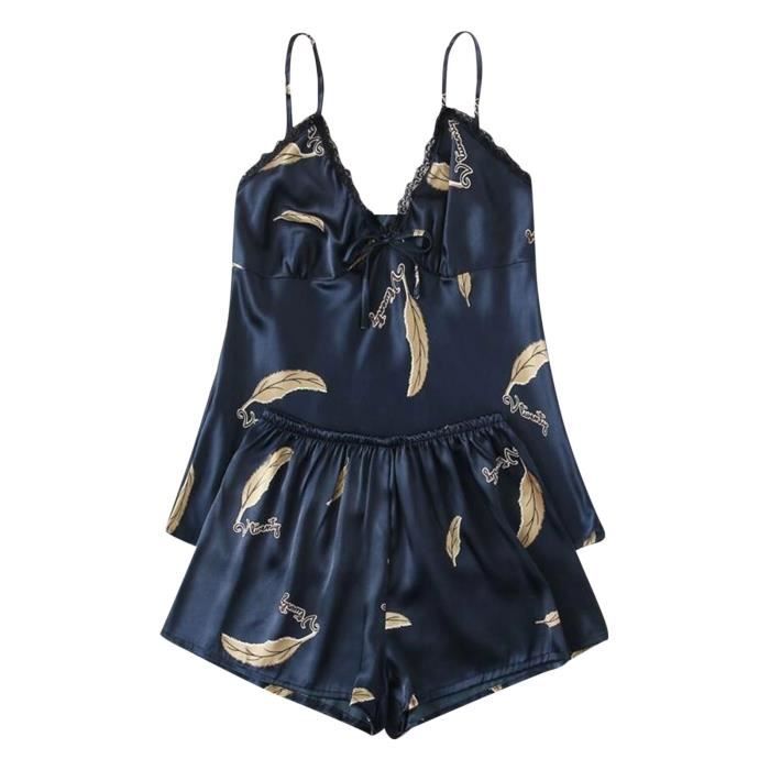 Femmes Sexy Lingerie V Tements De Nuit Satin Soie Babydoll Lace Up