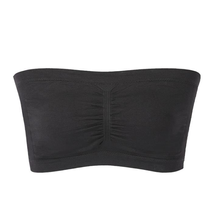 Soutien Gorge Push Up Sexy Sans Bretelle Grande Taille Lingerie Bandeau