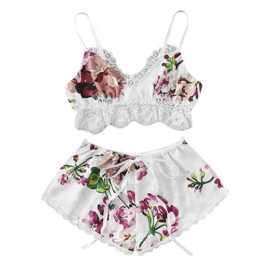 Femmes Sexy Dentelle Lingerie Vêtements De Nuit Sous Vêtements Robe