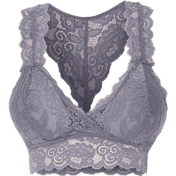 Nouvelles Femmes Grande Taille Gilet Culture Sans Fil Soutien Gorge Lingerie Sexy Sous V Tements