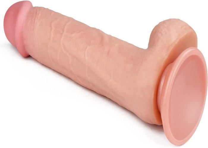 Gode avec Peau Glissé 23 cm Gode Femme Sex Realiste 9 Pouces Gode