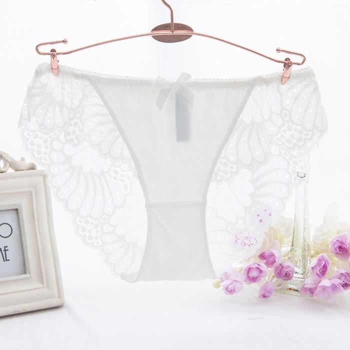 Femmes Sexy Sous V Tements En Dentelle Lingerie Tongs Culottes Dames