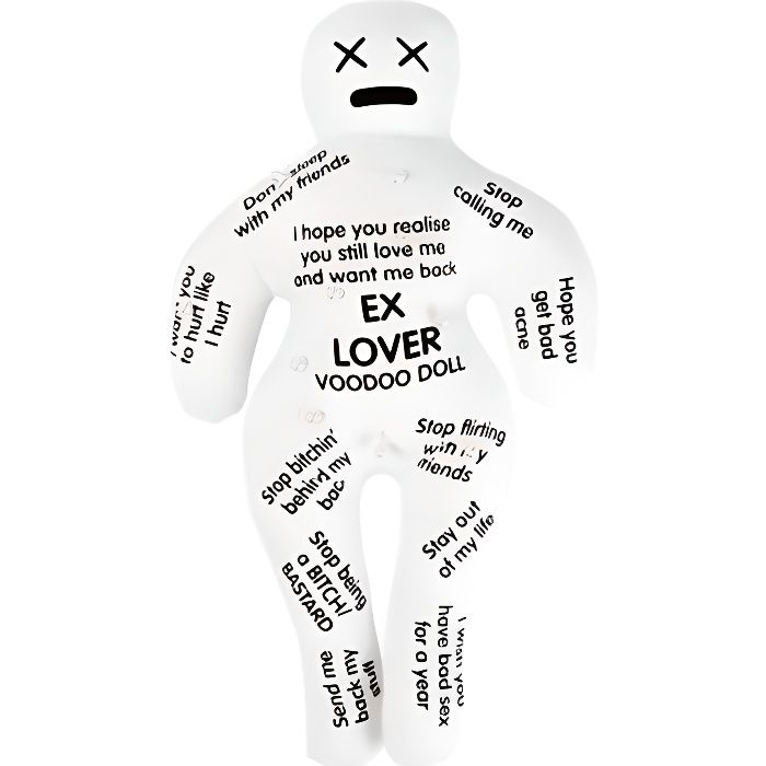 Poupée Vaudou Ex Petit(e) Ami(e) - Blanc