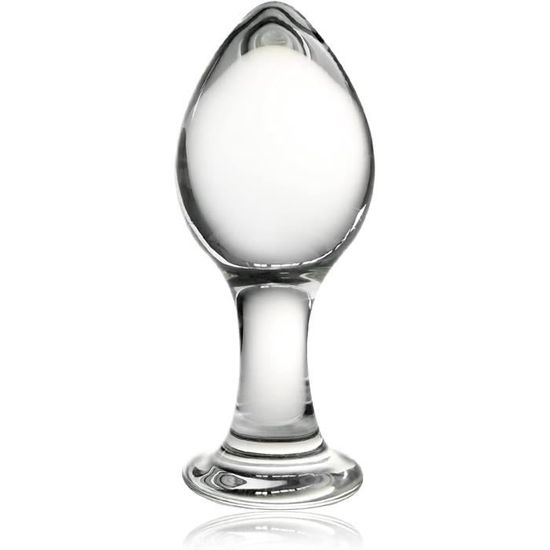 Plug Anal En Verre Plug Anal À Tête Énorme Entraîneur Anal De Plaisir Plugs Anaux Extra Larges