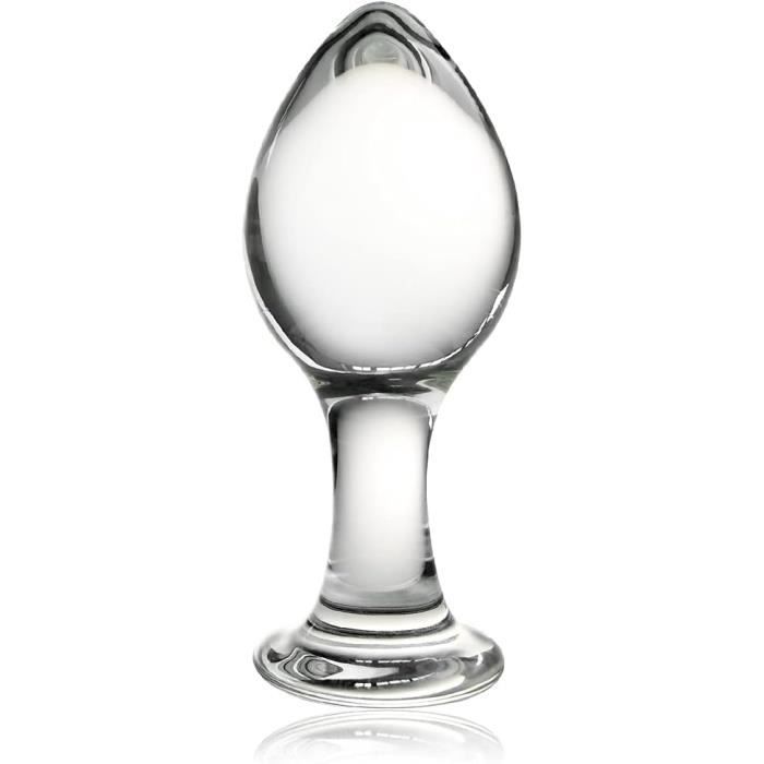 Plug Anal En Verre Plug Anal À Tête Énorme Entraîneur Anal De Plaisir Plugs Anaux Extra Larges