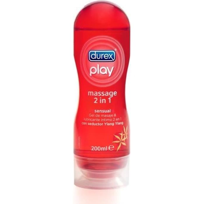 GEL MASSAGE 2 EN 1 YLANG YLANG 200ML - PLAY de DUREX